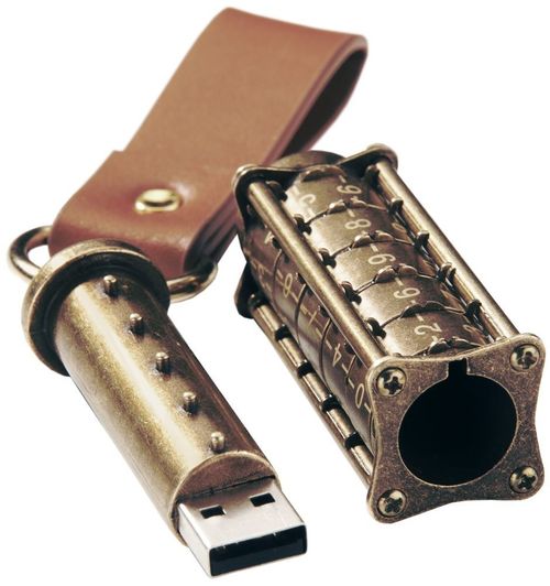 Da Vinci Cryptex USB Flash Drive Secret Puzzle - 5 Number Lock Gift Escape Room — image 4