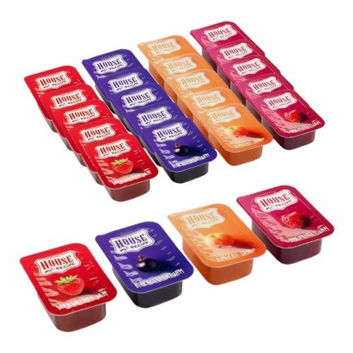 House Recipe Assorted Jam Portions 20 x 20g Individual Mini Jams Selection UK