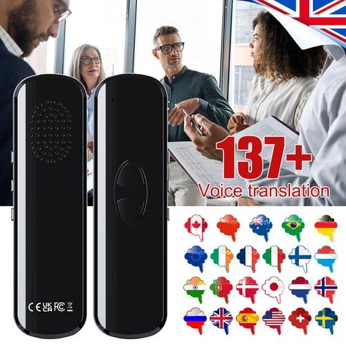 NEW 138 Language Translator Device 2024 Smart Instant Two-Way Translation Pen