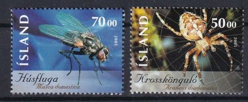 Iceland 2005 Insects, Spiders 2 MNH stamps