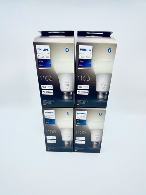 4x Philips Hue New White Smart Light Bulb 1100 Lumen E27 Edison Screw Bluetooth — image 2