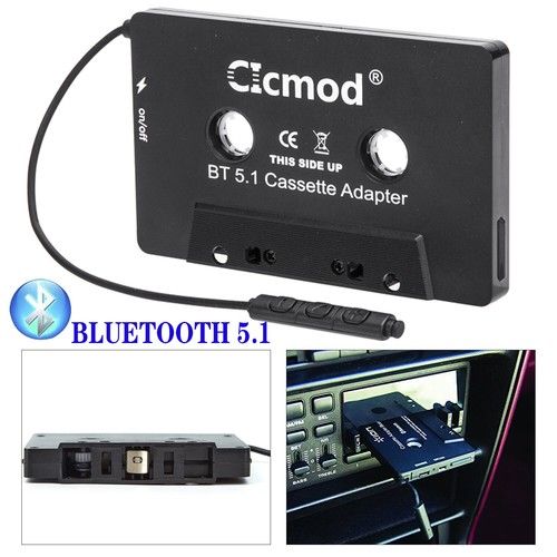 Bluetooth Cassette Adapter Car Stereo Wireless Audio Receiver AUX Music Player