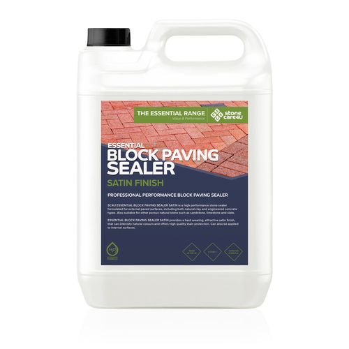 Block Paving Sealer Drives Paths Patio Protects Weeds Stains Easy Apply 5L — image 1