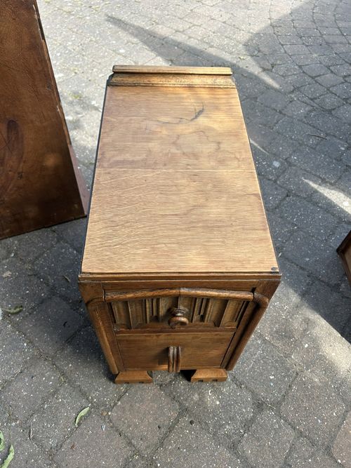Pair Of Art Deco Bedside Cabinets — image 5