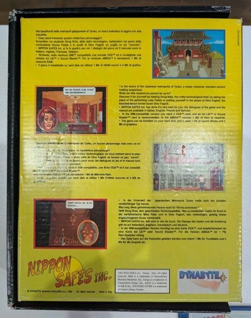 Nippon Safes INC. By Dynabyte ~ Original Boxed Amiga Game VGC Italian Version — image 6