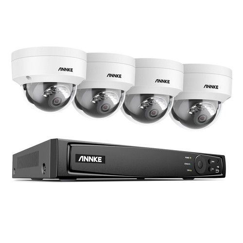 ANNKE 4K PoE Color CCTV Security System Audio Mic IP Camera 12MP 8CH Video NVR
