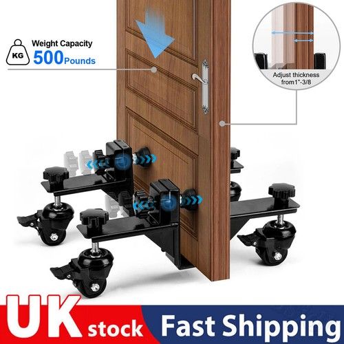 2X Door Dolly Door Installation Kit Installation Tool Hanging Jig Kits 1000lbs