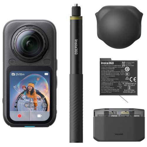 Insta360 X6 360 8K Action Camera - Essentials Bundle - Midnight Black — image 1