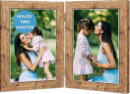 Double 6x4 Photo Frame 4x6 Picture Frame Twin Photo Frames 6" x 4" Triple Frames