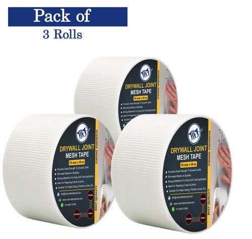 Drywall Joint Mesh Tape 96mm x 90m | Scrim Plasterboard Fiberglass Self Adhesive