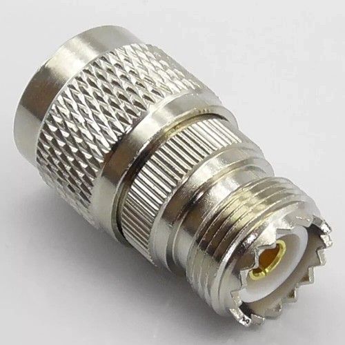N Type Male to SO239 Adaptor, N Male to PL259 UHF Female Socket RF Adaptor