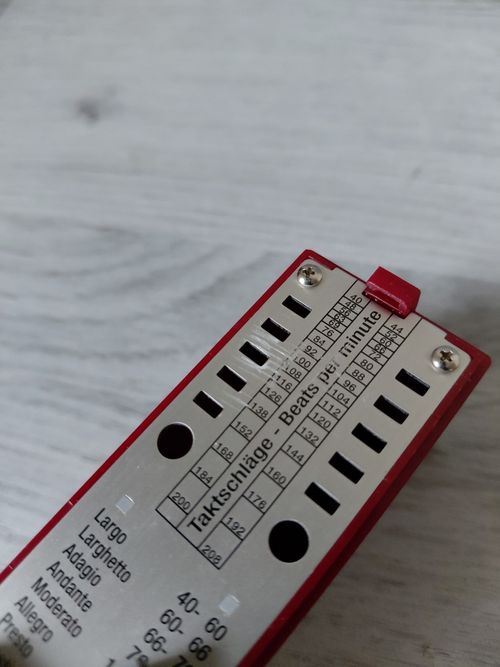 Wittner Taktell Super Mini Metronome Ruby Made In Germany  — image 4