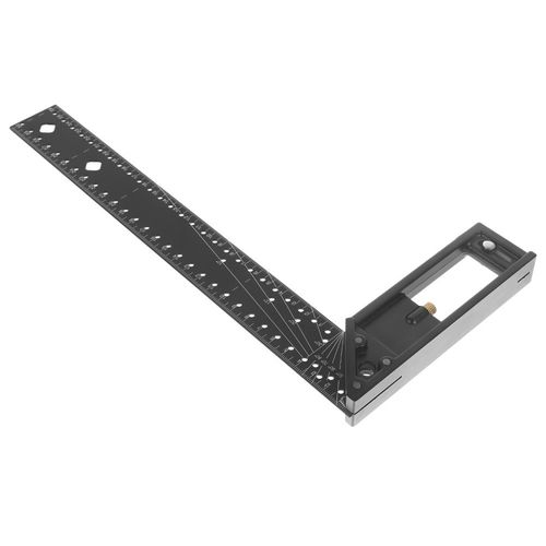Multi Angle Measuring Ruler Black Aluminum Alloy Folding Ruler for Woodworking — image 10