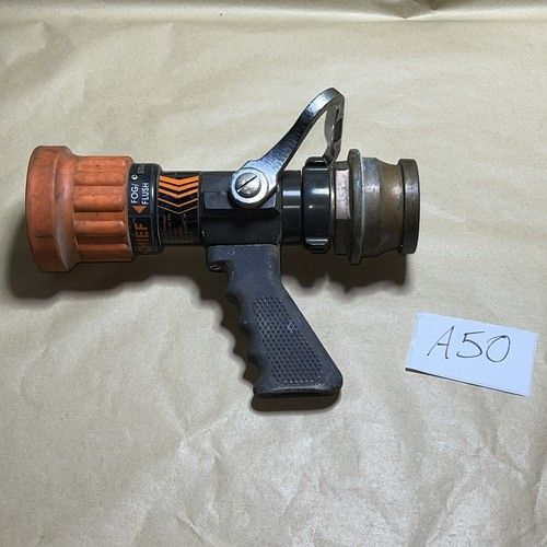 ELKHART BRASS CHIEF 4000-13 FIRE HOSE NOZZLE RARE IN UK HIGHLY REGARDED X1