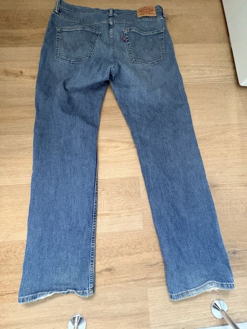 Levi's 559 Regular Fit Straight Blue Denim Jeans W34 L34 Medium Wash — image 4