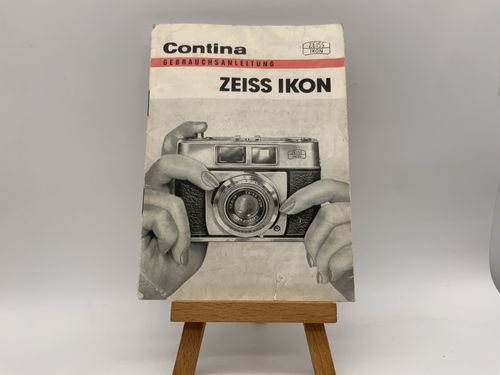 Zeiss Ikon Contina Rangefinder Camera 35mm Silver With Original Manual German — image 3