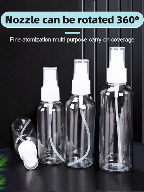 MINI PLASTIC SPRAY BOTTLE FINE MIST REFILLABLE FOR COSMETIC CLEANING LIQUID UK — image 7