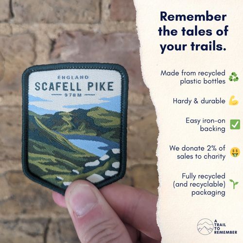 Scafell Pike Patch | Completer's Patch / Badge | Gift for Hikers — image 3