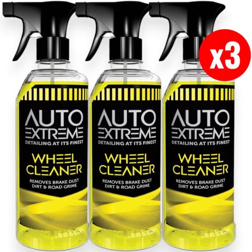 3 x Auto Extreme Wheel Cleaner Brake Dust dirt & Grime 720ml Trigger Spray — image 1