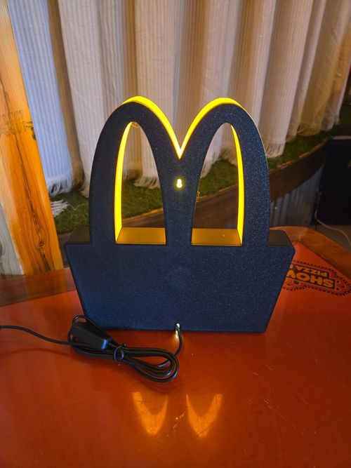 McDonalds Vintage Drive Thru - USB Lighted LED Sign - Man Cave - Arcade - Retro — image 3