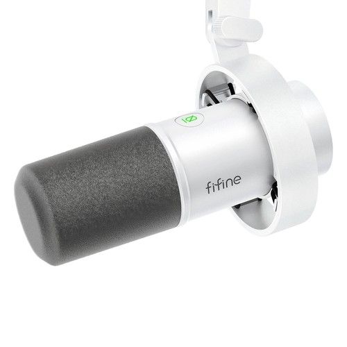 FIFINE K688 Microphone USB/XLR Dynamic – Broadcast Mic PC Gaming Podcast - Black