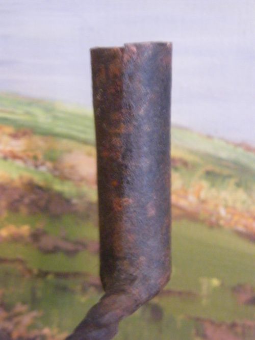 RARE RUSHLIGHT CANDLE HOLDER RUSH LIGHT RUSHNIP 18TH CENTURY #L4 — image 12