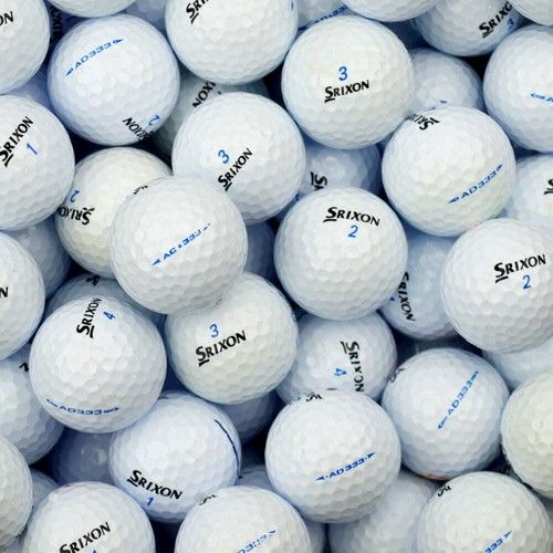 Srixon AD333 Golf Balls Grade A & B White Distance Lake Balls 12-100 Ball Pack