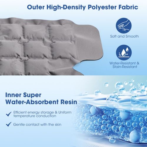 Reusable Knee SAP Ice Pack Hot Cold Compress Pain Relief Wrap Support Pad UK — image 13