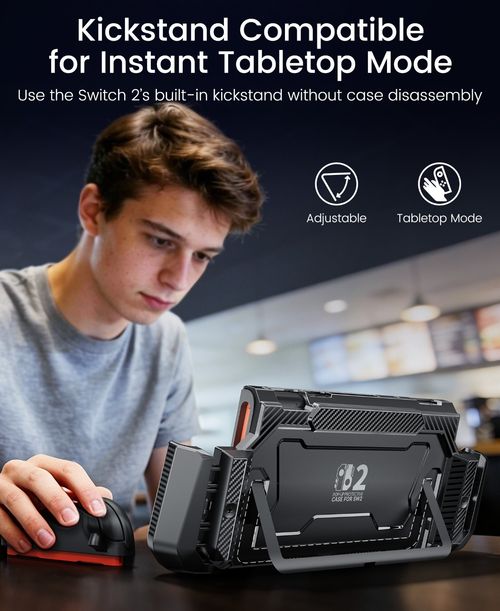 Switch 2 Grip Case Ergonomic Grip Dockable Split Grip Case Switch 2 Accessories — image 5
