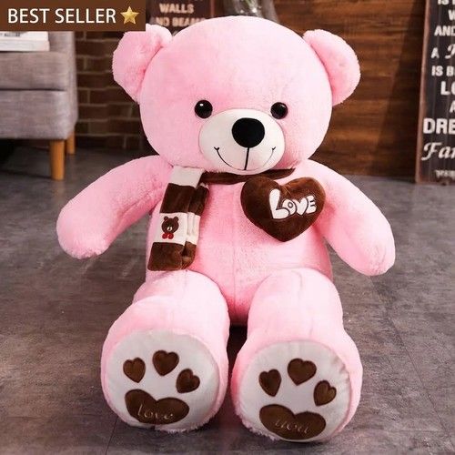 4 Colors Teddy Bear With Scarf Stuffed Animals Bear Plush Toys Doll 50Cm