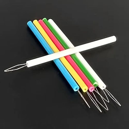5Pcs Plastic Needle Threaders Hand Sewing Thread Guide Tools for DIY Craft Work — image 9
