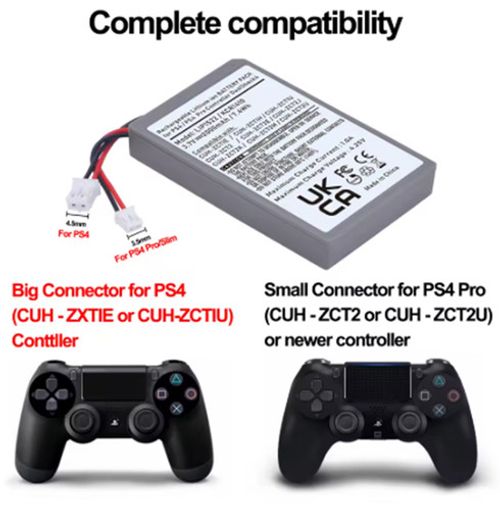 PS4 Pro & Slim Controller Battery LIP1522 3.7v 2000mAh (Location ST30&ST37a)