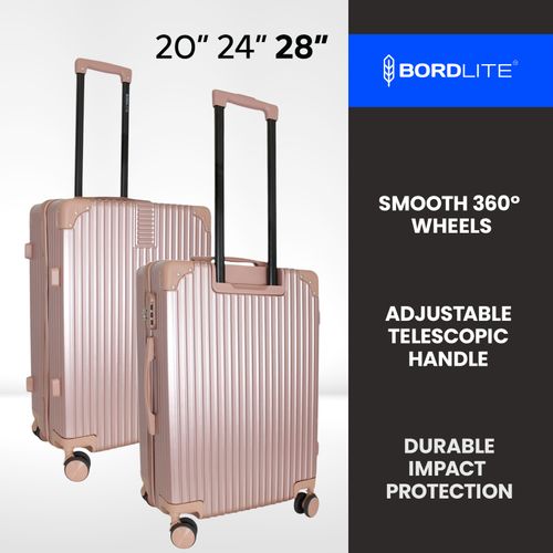 Bordlite ABS Hard Shell Suitcase Cabin Medium Large Spinner Luggage 20 24 28" — image 10