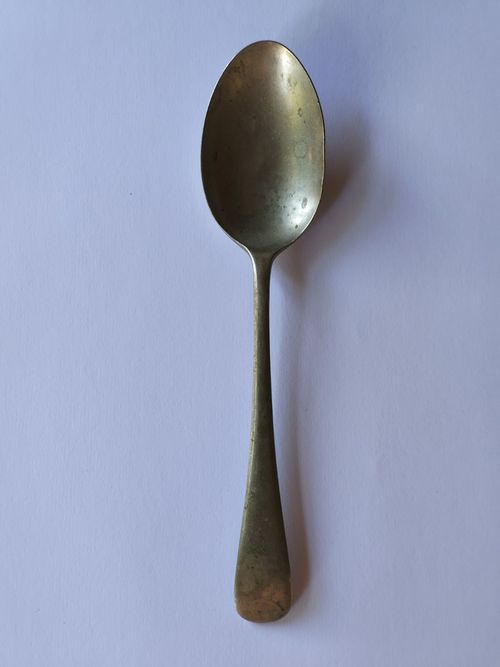 Job Lot 3 Vintage Spoons WW2 1940 RAF Air Ministry AM Bisby, EPNS & Burma Silver — image 5