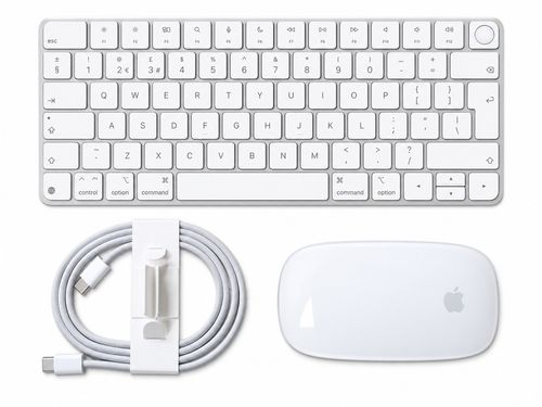 Apple Magic Keyboard Touch ID + Magic Mouse USB-C Bundle Silver BRAND NEW — image 3