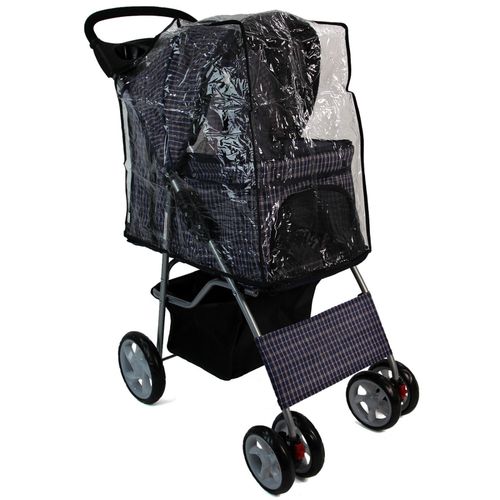 Waterproof Rain Cover for Pet Stroller Dog Cat Puppy Pram Pushchair Travel Cart — image 10