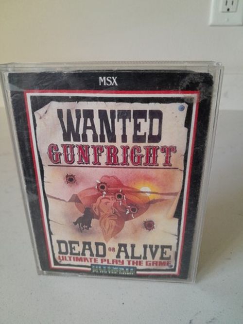 Rare Wanted: Gunfright Ultimate Play The Game MSX Cassette Tape Game 1985