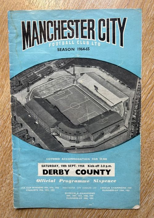 10 Vintage Manchester City Programmes 1952–1964 Maine Road Football Bundle — image 12
