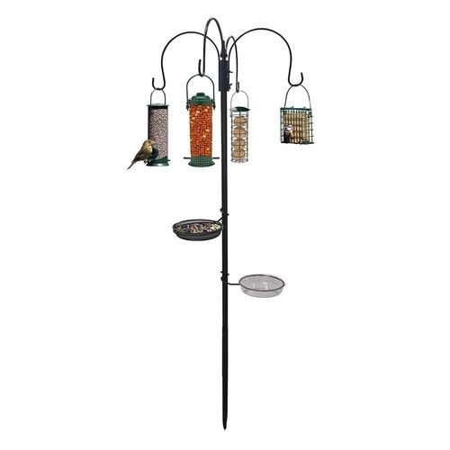 NEW TRADITIONAL BIRD FEEDING FEEDER FEED STATION WATER BATH SEED TRAY HANGING