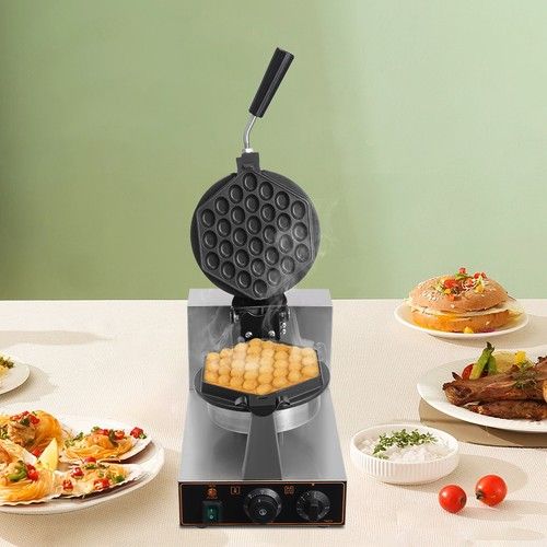 1300W Electric Waffle Maker Non-stick Commercial Waffle Machine Honeycomb Shape