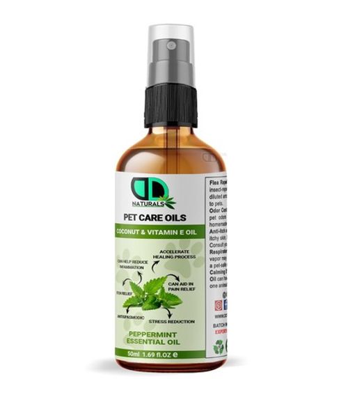 Dog Massage Oil Refreshing with Peppermint Essential Oil – Reduce Pain & Itchy