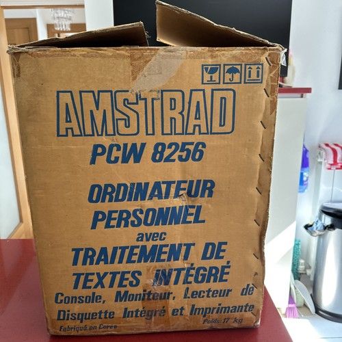 Amstrad PCW 8256 Computer System Monitor dot matrix Printer etc retro tech 1985