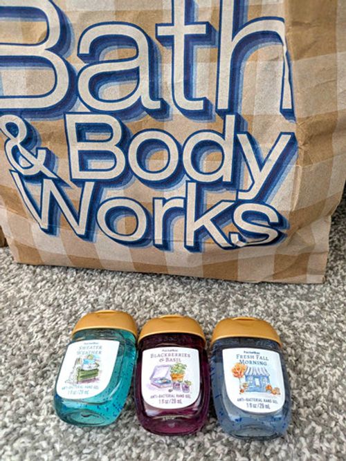 Bath & Body Works Antibacterial PocketBac Hand Sanitiser Gel Set of 3 29ml