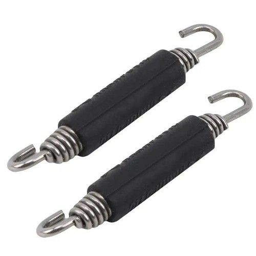 2x 85mm Motorcycle Modified Exhaust Pipe Spring Stainless Steel AK Spring