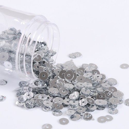 Flat Round Loose Metallic Shiny Sequins Clothes Dress Sewing Craft Wedding 2-6mm