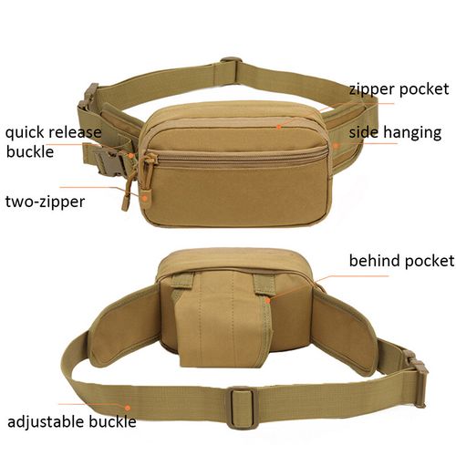 Tactical Waist Bag Gun Carry Pouch Fanny Pack Sling Shoulder Men's Bags Outdoor — image 5