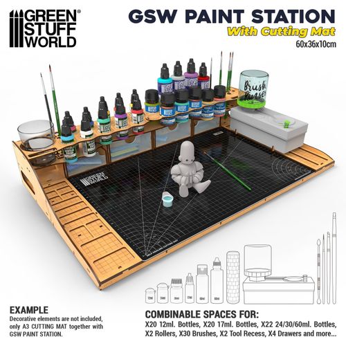 Green Stuff World Paint Station Cutting Mat Hobby Workstation RM24 — image 3