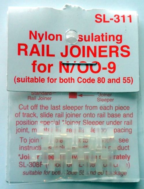 Peco Insulating Rail Joiners SL-311 N Gauge