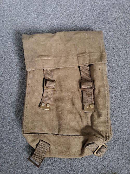 Haversack Shoulder Satchel Messenger webbing Bag British Army 1937 pattern Style — image 4