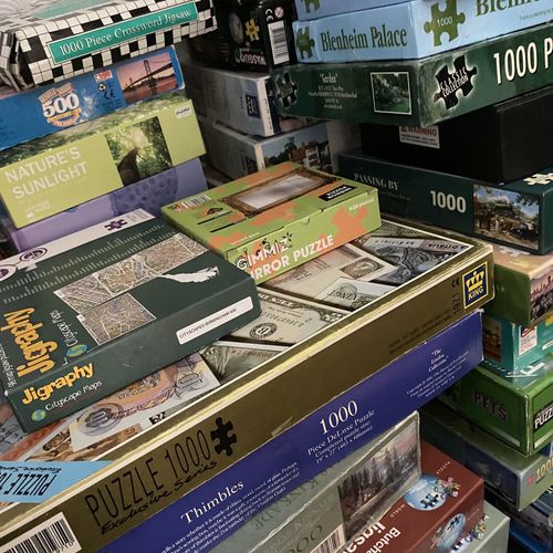 Jigsaw Puzzle Bundle x15 Joblot 1000 Pieces Christmas Hobby Unchecked Pastime — image 3